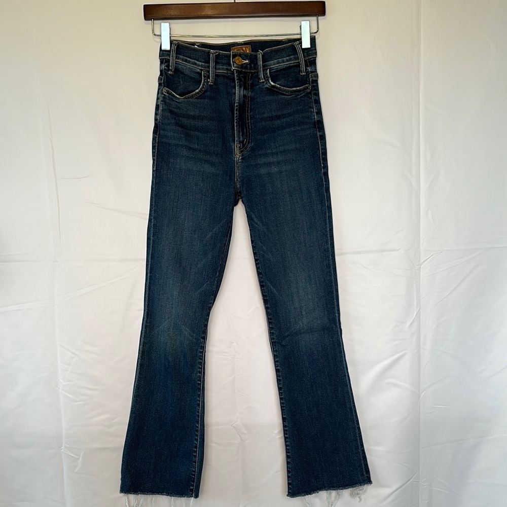 MOTHER Hustler Ankle Fray Jeans